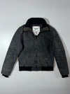 Esprit “Est. 1968” Waxed Bomber (Hidden Cap) Jacket (M)