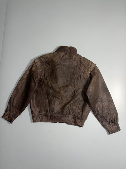 ZUltra RARE Original Leather Double Collar Jacket (L)