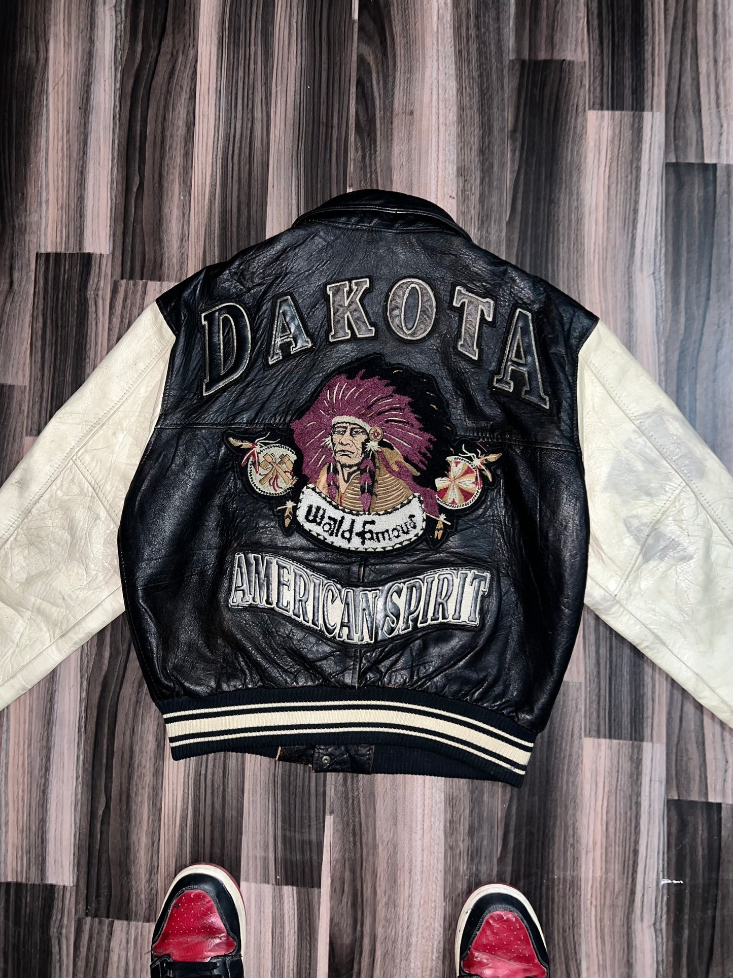 ZDAKOTA* Original Leather Jacket (SUPER RARE) (L) Very rare