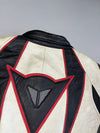 Vintage Dainese Original Pure Italian Leather With Reflective Logo Rack Jacket (M)