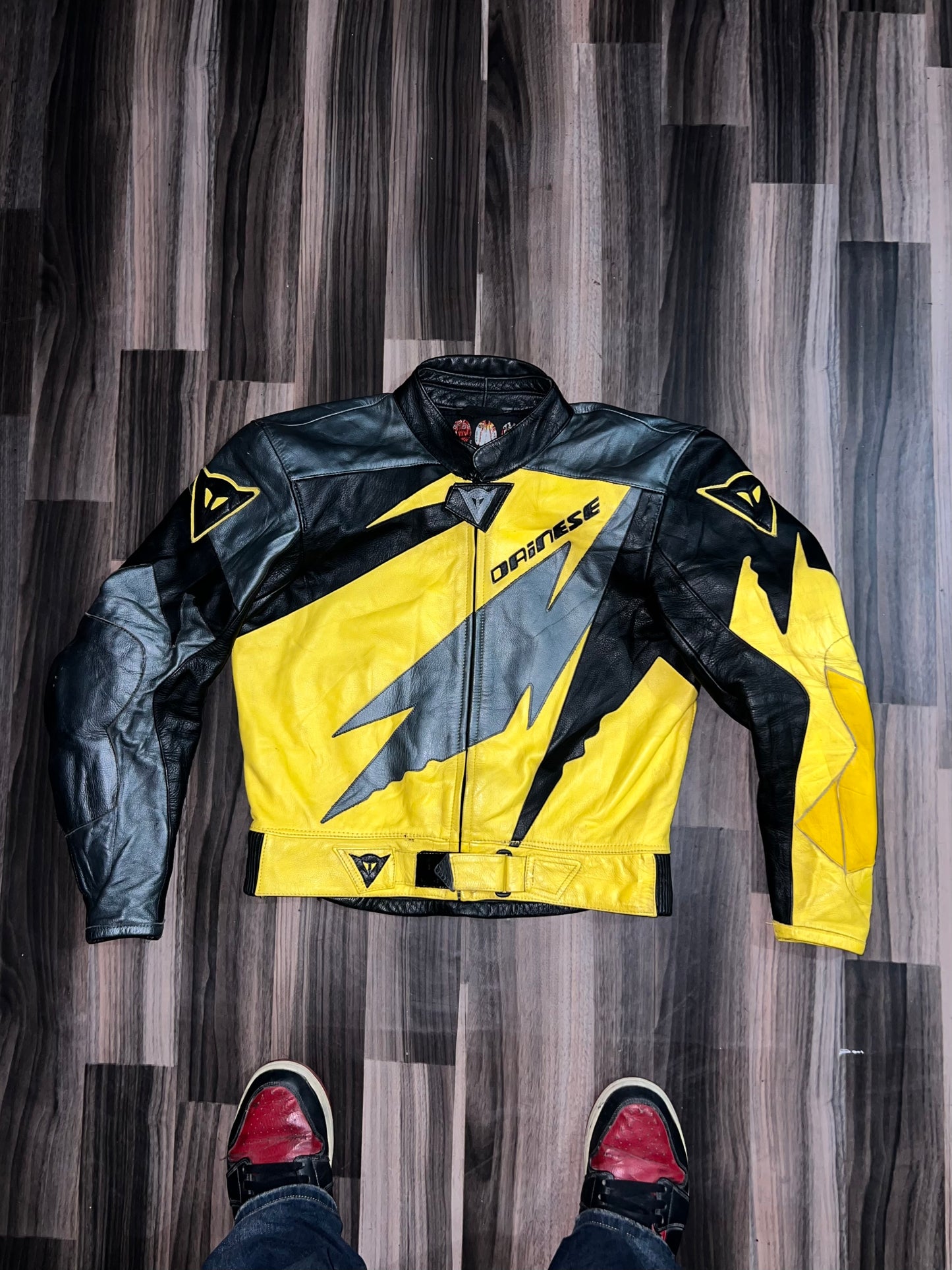 ZDAINSE Original Leather Biker Jacket (RARE) with padding (S)