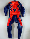 Dainese Red & Blue Star Graphic Racesuit Knee Padded (M) (W:36|L:38)