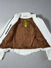 Icon Moto “Bomb Shell” White Leather Jacket (XS/S)