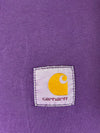 Carhartt WIP Purple Logo Patch Essential T-Shirt (XL)
