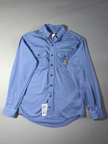Carhartt FR Flame Resistant Blue Work Shirt (M)