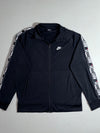 Nike "Just Do It" Taped Track Jacket – Black (XL)