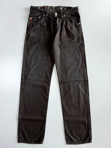 Hugo Boss Orange HB83-Tight Coated Black Jeans (W:32 |L:44)