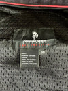 Dragon Rider Black/Red Genuine Leather Armoured Racing Jacket Padded (L)
