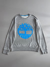 Timberland Vintage Logo Sweatshirt – Grey with Blue Tree Print (XL)