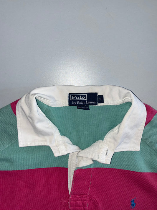 Vintage Polo Ralph Lauren Striped Rugby Shirt (XL)