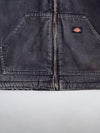 Dickies “Curb Design” Black Sherpa-Lined Hooded Jacket (XS)