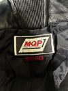 MQP Black Leather Ribbed Motorcycle Pants (W:28|L:40)