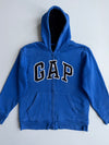 Gap | Blue Zip Up Hoodie Kids | (XS)
