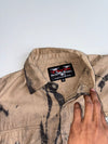 V-Twin Motorcycle Apparel Tie-Dye Cut-Off Shirt - Khaki (M/L)