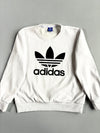 Adidas Originals | Trefoil Crewneck Sweatshirt Light Reflective Logo (S)