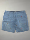 Polo Ralph Lauren Chambray Embroidered Western Shorts (W:44) (L:23)