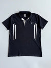 Nike Vintage Striped Polo Black White (L)