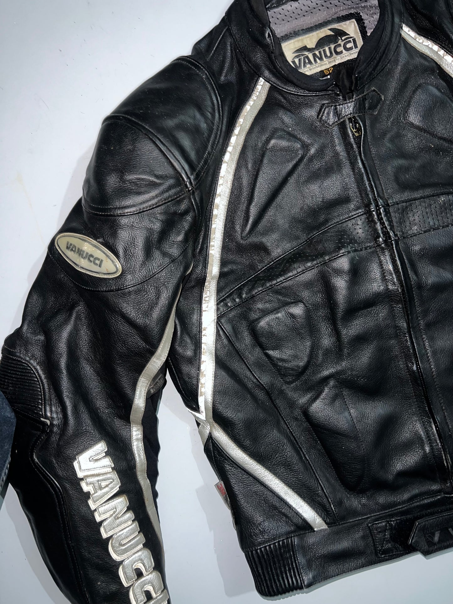 Z Original Leather Racing Jacket (RARE FIND) (Padding) (S/M)