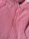 Ralph Lauren Pinstripe Oxford Shirt Red (3XL/4XL)