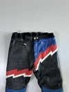 Vintage “V” Leather Two-Piece Racing Suit (Jacket Size : M) (Pant Waist :34 |Length : 39)