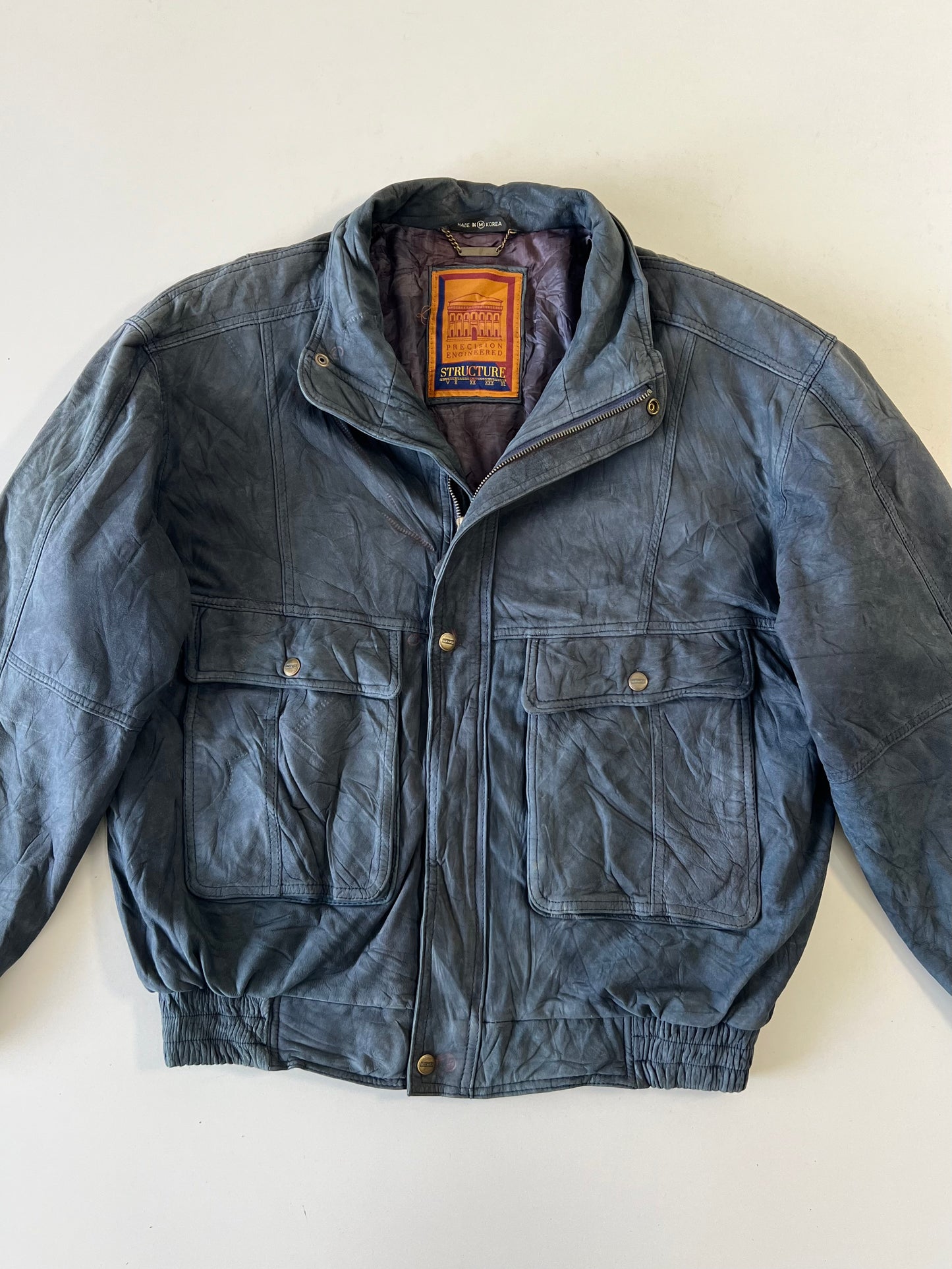 ZSuper Premium Structure Original Leather Jacket (RARE) (L)