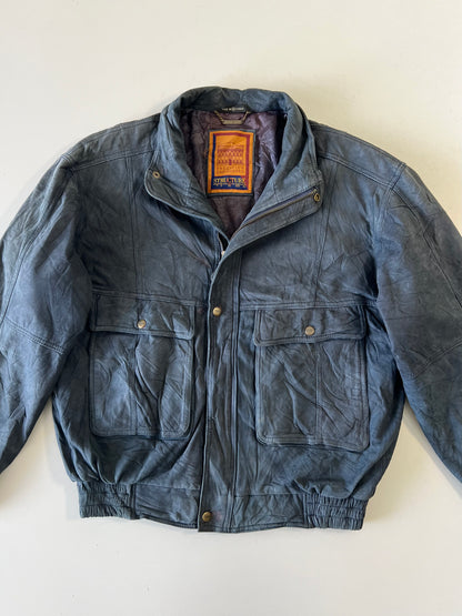 ZSuper Premium Structure Original Leather Jacket (RARE) (L)