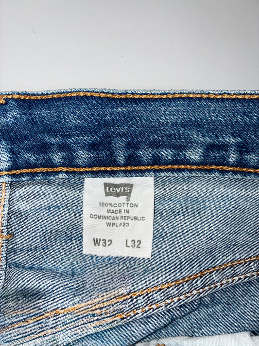 Vintage Levis Strauss 501 Original Denim Jeans (W:30|L:40)