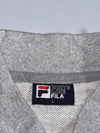 Fila White Line Zip-Up Sweatshirt – Grey, (S)