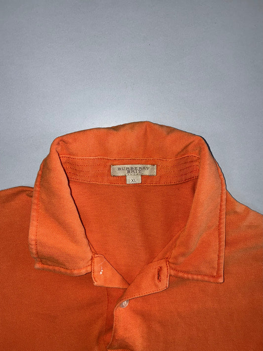 Burberry Polo Shirt in Burnt Orange (XL)