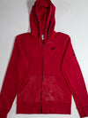 Nike Sportswear | Red Graphic Print Zip Hoodie (S)