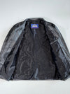 Vintage Nepuca Express Black Leather Zip-Up Jacket (M)