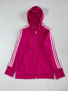 Vintage Adidas Pink Climacool Zip-Up Hooded Track Jacket (S)