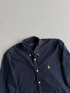 Polo Ralph Lauren Navy Slim Fit Oxford Button (M)