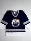 CCM x NHL Edmonton Oilers Navy Hockey Jersey | Youth (M)