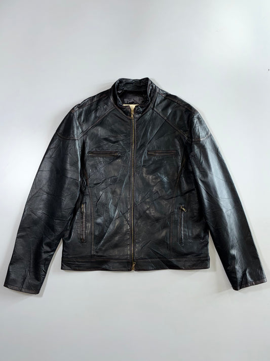 Simon B Premium Original Leather Jacket (XL)
