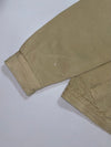 Vintage Polo Ralph Lauren Beige Harrington Zip Jacket | Classic Cotton Swing Jacket  (L)
