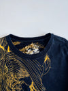 Big Train Premium Phoenix Dragon Embroidered Full Sleeve T-shirt (L)