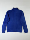 Tommy Hilfiger Blue Ribbed Full-Zip Sweater (M)