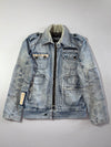 Y2K Dolce & Gabbana D&G Jeanius Military Cargo Denim Jacket (S)