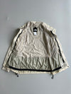 The North Face Cream Technical Shell Jacket with Navy Piping and Mesh Lining (XL)