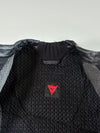 Dainese Black Leather Armoured Moto Racing Jacket Padded W/Back Hump (M)