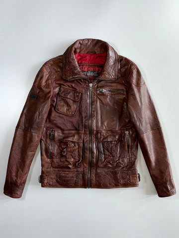 Superdry Premium Original Pure Leather Jacket (L)
