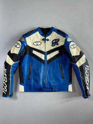 Hibou Racing Leather Jacket Padded (L)