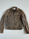 Gas Premium Original Bomber Leather Jacket (M)