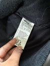 Canadian Peak Black Hooded Full-Zip Jacket with Grey Collar Cap Attached (XL)