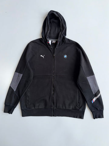 Puma BMW M Motorsport Hoodie | Black Full-Zip (XL/2XL)