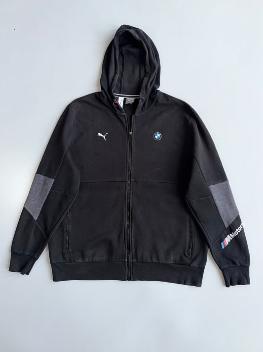 Puma BMW M Motorsport Hoodie | Black Full-Zip (XL/2XL)