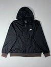 Nike | Black Windrunner Hooded Jacket  (L/XL)