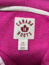 Roots Canada Maple Leaf Zip-Up Hoodie – Pink (S)