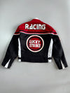 Lucky Strike Racing Jacket Lucky Strike × Arrow × Helmet patches, quilted lining (S)